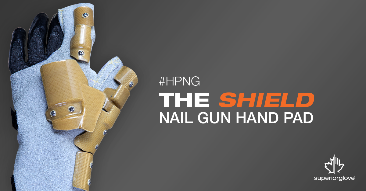Superior Glove® : #HPNG The Shield | Nail Gun Hand Pad